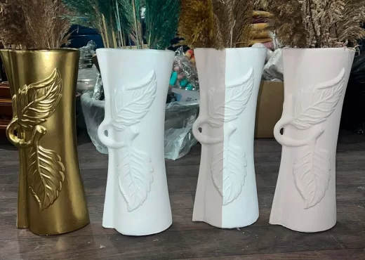 Vase & Bouquet Pompasse en Promo